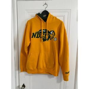 NDSU Bison Stitched Hoodie Sweatshirt Size Small